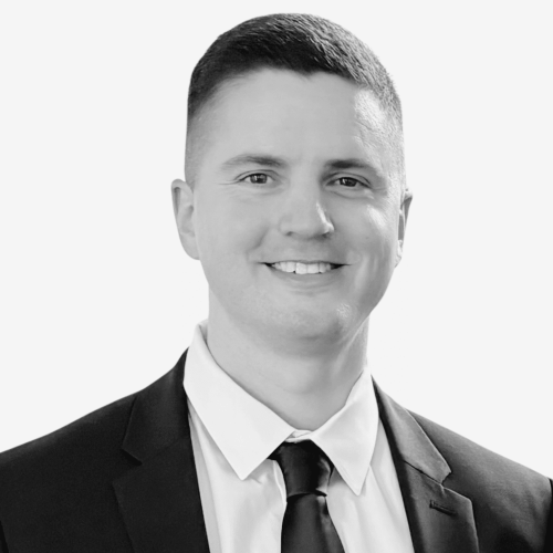 Alec White Headshot_Black_White Background - Edited